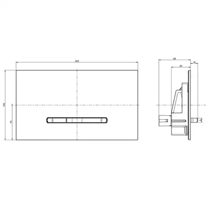 Клавиша смыва Villeroy & Boch ViConnect E300, белый (92218068) фото 4 Aquada.com.ua Клавиша смыва Villeroy & Boch ViConnect E300, белый (92218068) фото 4 Aquada.com.ua