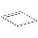 Душевой поддон Geberit Sestra 90 х 90 х h4 см, графит/структурированный (550.270.00.1) фото 2 Aquada.com.ua