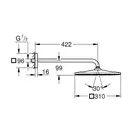 Душевая система скрытого монтажа Grohe Eurocube (цвет - хром) (2406200L) фото 11 Aquada.com.ua