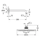 Душевая система скрытого монтажа Grohe Bau Loop (цвет - хром) (2908100L) фото 3 Aquada.com.ua