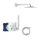 Душевая система скрытого монтажа с термостатом Grohe Cube (цвет - хром) (3450600A) фото 1 Aquada.com.ua