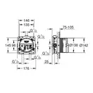Душевая система скрытого монтажа с термостатом Grohe Grohtherm (цвет - хром) (3472900A) фото 3 Aquada.com.ua