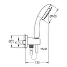 Душевая система скрытого монтажа с термостатом Grohe Grohtherm (цвет - хром) (3472900A) фото 5 Aquada.com.ua