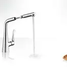 Смеситель для кухни Hansgrohe Metris (цвет - хром) (14821000) фото 4 Aquada.com.ua