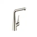 Смеситель для кухни Hansgrohe Metris (цвет - сталь) (14821800) фото 1 Aquada.com.ua