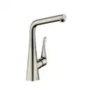 Смеситель для кухни Hansgrohe Metris (цвет - сталь) (14822800) фото 1 Aquada.com.ua