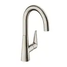 Смеситель для кухни, однорычажный Hansgrohe Talis S (цвет - сталь) (72814800) фото 1 Aquada.com.ua