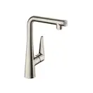 Смеситель для кухни, однорычажный Hansgrohe Talis Select S (цвет - сталь) (72820800) фото 1 Aquada.com.ua