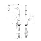 Смеситель для кухни Hansgrohe Metris Select S (цвет - сталь) (72821800) фото 2 Aquada.com.ua