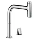 Смеситель для кухни Hansgrohe Metris Select 200 1jet, sBox (цвет - хром), с вытяжным душем (73804000) фото 1 Aquada.com.ua