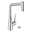 Смеситель для кухни Hansgrohe Metris Select 320 2jet, sBox (цвет - хром), с вытяжным душем (73806000) фото 1 Aquada.com.ua
