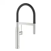 Смеситель для кухни Grohe Essence (цвет - сталь), с поворотным изливом (30294DC0)