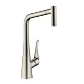 Смеситель для кухни Hansgrohe Metris (цвет - сталь) (14820800)