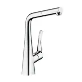Смеситель для кухни, однорычажный Hansgrohe Metris (цвет - хром) (14823000)