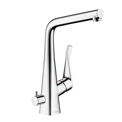 Смеситель для кухни, однорычажный Hansgrohe Metris (цвет - хром) (14888000) фото 1 Aquada.com.ua
