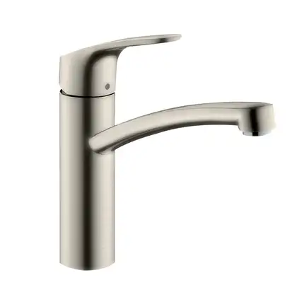 Смеситель для кухни Hansgrohe Focus E (цвет - сталь) (31806800) фото 1 Aquada.com.ua
