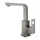 Смеситель для раковины Grohe Eurocube L-Size (цвет - тёмный графит, матовый), с донным клапаном (23135AL0) фото 3 Aquada.com.ua