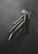 Смеситель для раковины Grohe Essence S-Size (цвет - тёмный графит, матовый), с донным клапаном (23589AL1) фото 2 Aquada.com.ua