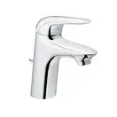 Смеситель однорычажный для раковины Grohe Eurostyle Solid DN 15 S-Size (цвет - хром) с донным клапаном (23707003) фото 1 Aquada.com.ua