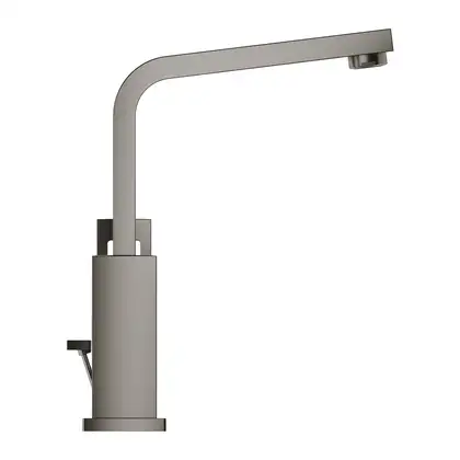 Смеситель для раковины Grohe Eurocube L-Size (цвет - тёмный графит, матовый), с донным клапаном (23135AL0) фото 2 Aquada.com.ua Смеситель для раковины Grohe Eurocube L-Size (цвет - тёмный графит, матовый), с донным клапаном (23135AL0) фото 2 Aquada.com.ua