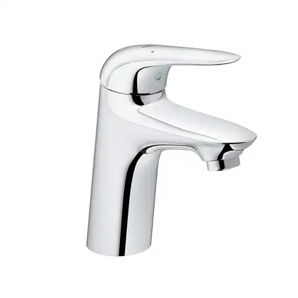 Смеситель однорычажный для раковины Grohe Eurostyle Solid DN 15 S-Size (цвет - хрм) без донного клапана (23715003) фото 1 Aquada.com.ua