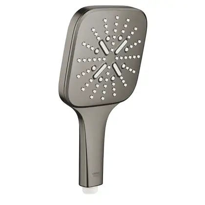 Лейка для душа Grohe Rainshower SmartActive Cube (цвет - тёмный графит, матовый), 3 вида струи (26582AL0) фото 1 Aquada.com.ua