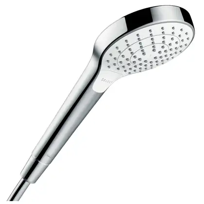 HANSGROHE Лейка для душа Croma Select S Vario (цвет - хром/белый), 3 вида струи (26802400) фото 1 Aquada.com.ua