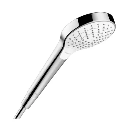 Лейка для душа Hansgrohe Croma Select S Vario EcoSmart 9 л/мин (цвет - хром/белый), 3 типа струи (26803400) фото 1 Aquada.com.ua Лейка для душа Hansgrohe Croma Select S Vario EcoSmart 9 л/мин (цвет - хром/белый), 3 типа струи (26803400) фото 1 Aquada.com.ua