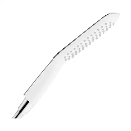 Лейка для душа "палочка" Hansgrohe PuraVida 120 (цвет - хром/белый), 1 вид струи (28558400) фото 1 Aquada.com.ua Лейка для душа "палочка" Hansgrohe PuraVida 120 (цвет - хром/белый), 1 вид струи (28558400) фото 1 Aquada.com.ua