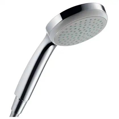Лейка для душа Hansgrohe Croma 100 Mono EcoSmart (цвет - хром), 1 вид струи (28583000) фото 1 Aquada.com.ua Лейка для душа Hansgrohe Croma 100 Mono EcoSmart (цвет - хром), 1 вид струи (28583000) фото 1 Aquada.com.ua