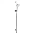Душевой гарнитур Hansgrohe Crometta Vario (цвет - хром/белый) (26536400) фото 1 Aquada.com.ua
