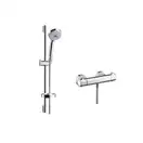 Душевой гарнитур с термостатом Hansgrohe Croma 100 Multi (27086000) фото 1 Aquada.com.ua