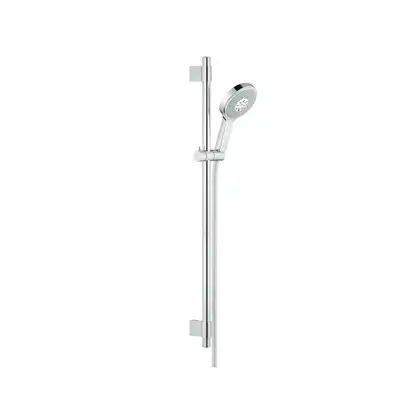 Душевой гарнитур Grohe Power&Soul Cosmopolitan 130 (ручной душ, штанга 900 мм, шланг 1750 мм) с ограничением расхода воды, хром (27734000) фото 1 Aquada.com.ua