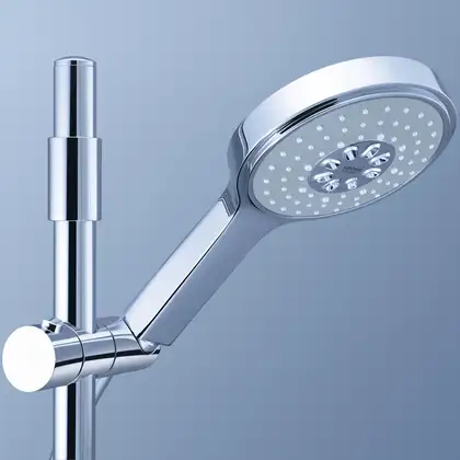 Душевой гарнитур Grohe Power&Soul Cosmopolitan 130 (ручной душ, штанга 900 мм, шланг 1750 мм) с ограничением расхода воды, хром (27734000) фото 2 Aquada.com.ua