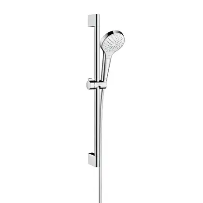 Душевой гарнитур Hansgrohe Croma Select S Multi со штангой 65 см (цвет - хром/белый) (26560400) фото 1 Aquada.com.ua Душевой гарнитур Hansgrohe Croma Select S Multi со штангой 65 см (цвет - хром/белый) (26560400) фото 1 Aquada.com.ua