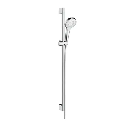 Душевой гарнитур Hansgrohe Croma Select S Vario со штангой 90 см (цвет - хром/белый) (26572400) фото 1 Aquada.com.ua