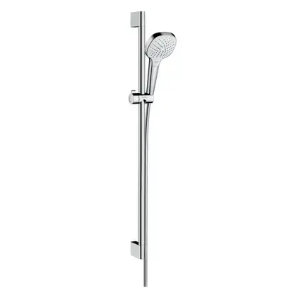 Душевой гарнитур Hansgrohe Croma Select E Vario со штангой 90 см (цвет - хром/белый) (26592400) фото 1 Aquada.com.ua Душевой гарнитур Hansgrohe Croma Select E Vario со штангой 90 см (цвет - хром/белый) (26592400) фото 1 Aquada.com.ua