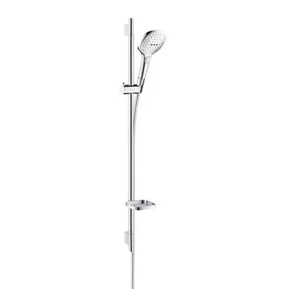 Душевой гарнитур Hansgrohe Raindance Select 120 3jet со штангой 90 см и мыльницей (цвет - хром) (26621000) фото 1 Aquada.com.ua Душевой гарнитур Hansgrohe Raindance Select 120 3jet со штангой 90 см и мыльницей (цвет - хром) (26621000) фото 1 Aquada.com.ua