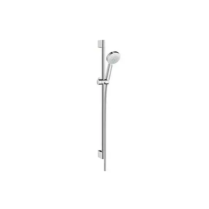 Душевой набор Hansgrohe Crometta белый/хром (26657400) фото 1 Aquada.com.ua Душевой набор Hansgrohe Crometta белый/хром (26657400) фото 1 Aquada.com.ua