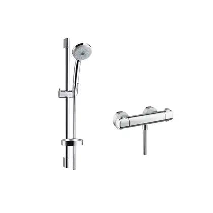 Душевой гарнитур с термостатом Hansgrohe Croma 100 Multi (27086000) фото 1 Aquada.com.ua Душевой гарнитур с термостатом Hansgrohe Croma 100 Multi (27086000) фото 1 Aquada.com.ua