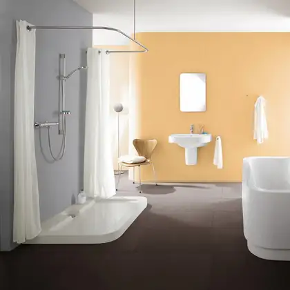 Душевой гарнитур с термостатом Hansgrohe Croma 100 Multi (27086000) фото 2 Aquada.com.ua Душевой гарнитур с термостатом Hansgrohe Croma 100 Multi (27086000) фото 2 Aquada.com.ua