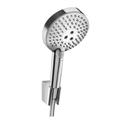 Ручной душ Hansgrohe PowderRain Raindance Select S, 3 типа струи (цвет - хром) с держателем и шлангом 1,25 м (27669000) фото 1 Aquada.com.ua