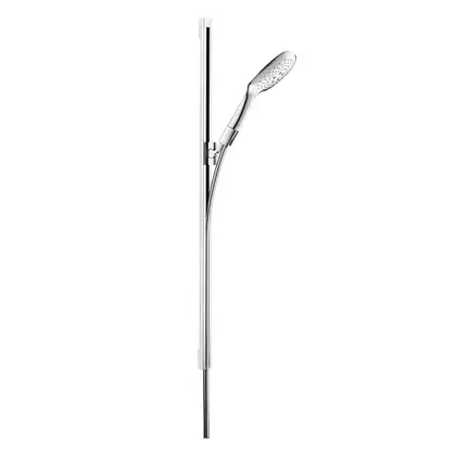 Душевой гарнитур со штангой 90 см Hansgrohe PuraVida (цвет - хром), 3 вида струи (27853000) фото 1 Aquada.com.ua