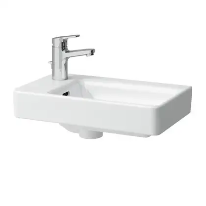 Маленькая (мини) раковина 48 х 28 см Laufen Pro S, отверстие под смеситель слева (H8159550001041) фото 1 Aquada.com.ua