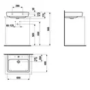 Раковина накладная на столешницу 60 х 48 см Laufen Pro (H8179520001041) фото 3 Aquada.com.ua