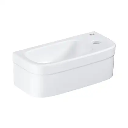 Мини-раковина Grohe Euro Ceramic 37 х 18 см, с покрытием PureGuard (3932700H) фото 1 Aquada.com.ua Мини-раковина Grohe Euro Ceramic 37 х 18 см, с покрытием PureGuard (3932700H) фото 1 Aquada.com.ua