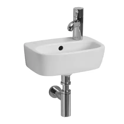 Маленькая (мини) раковина Kolo Style 36 х 26 см, отверстие под смеситель справа L22136000 (L22136000) фото 1 Aquada.com.ua