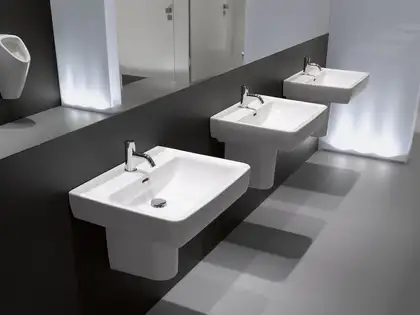 Раковина подвесная 60 х 48 см Laufen Pro (H8189520001041) фото 2 Aquada.com.ua Раковина подвесная 60 х 48 см Laufen Pro (H8189520001041) фото 2 Aquada.com.ua