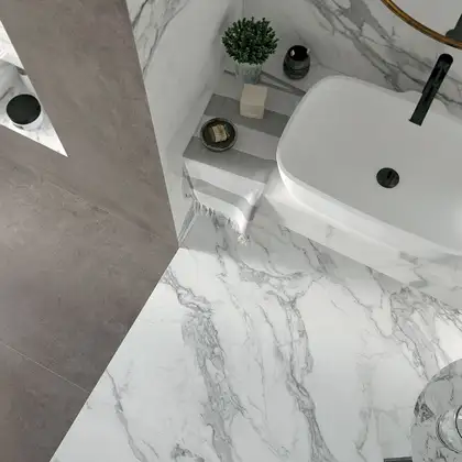 Керамическая плитка Mirage Jewels, Statuario Lunensis 120x120 LUC, глянцевая (JW 12 LUC 120x120) фото 2 Aquada.com.ua Керамическая плитка Mirage Jewels, Statuario Lunensis 120x120 LUC, глянцевая (JW 12 LUC 120x120) фото 2 Aquada.com.ua