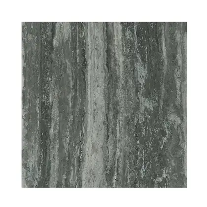 REX CERAMICHE Напольная плитка TRAVERTINO BLACK GLOSSY 60X60 60X60 (746717) фото 1 Aquada.com.ua